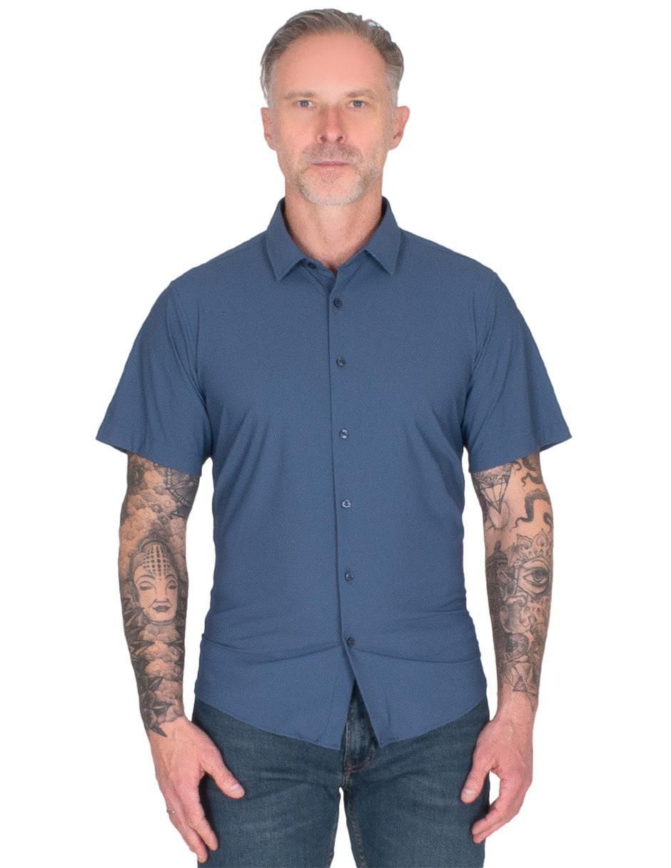 Camisa casual manga corta para hombre Camisa casual manga corta para hombre