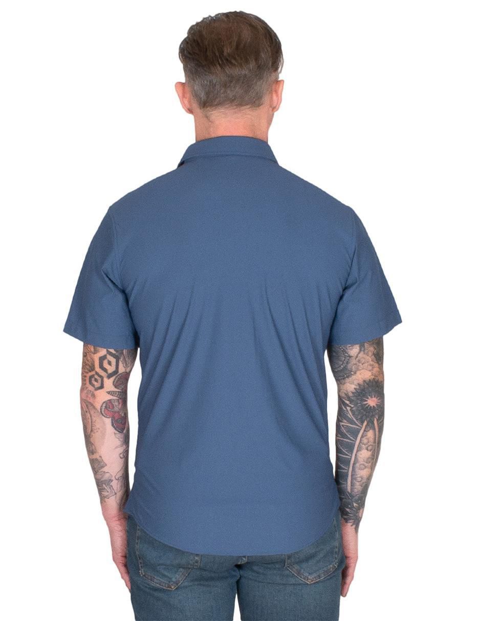 Camisa casual manga corta para hombre