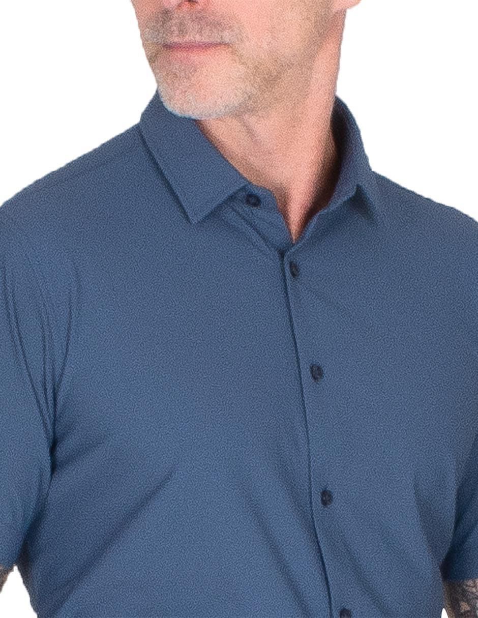 Camisa casual manga corta para hombre