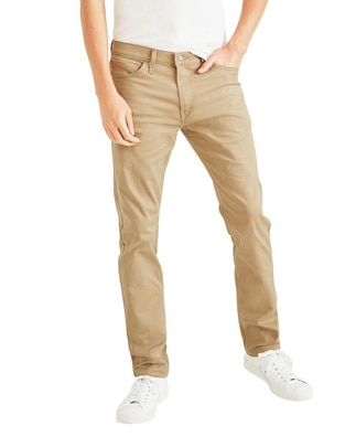 Pantalón slim de algodón para hombre