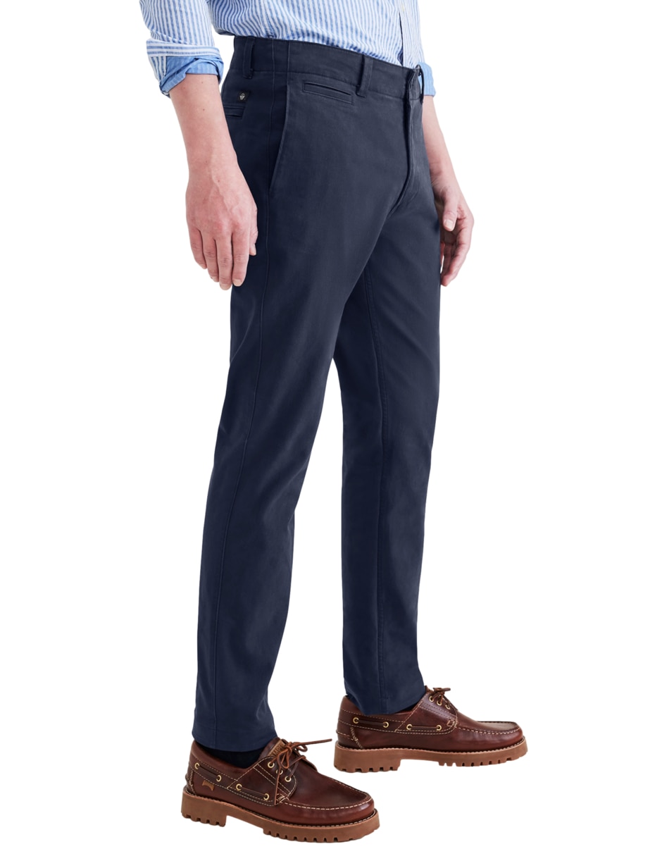 Pantalón casual slim de algodón para hombre 2