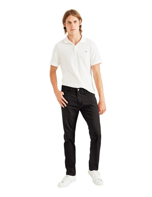 Pantalón casual slim de algodón para hombre Pantalón casual slim de algodón para hombre