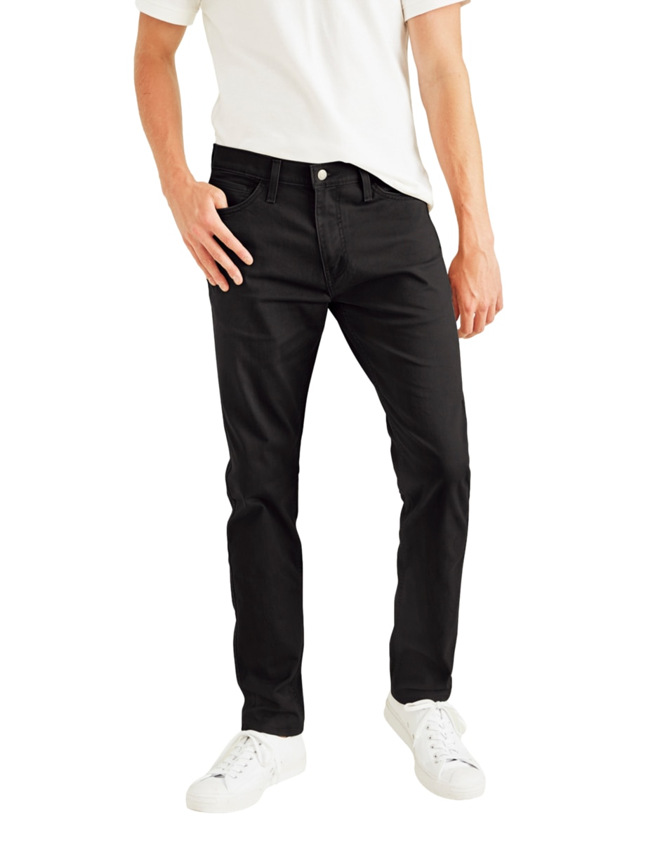 Pantalón casual slim de algodón para hombre 2