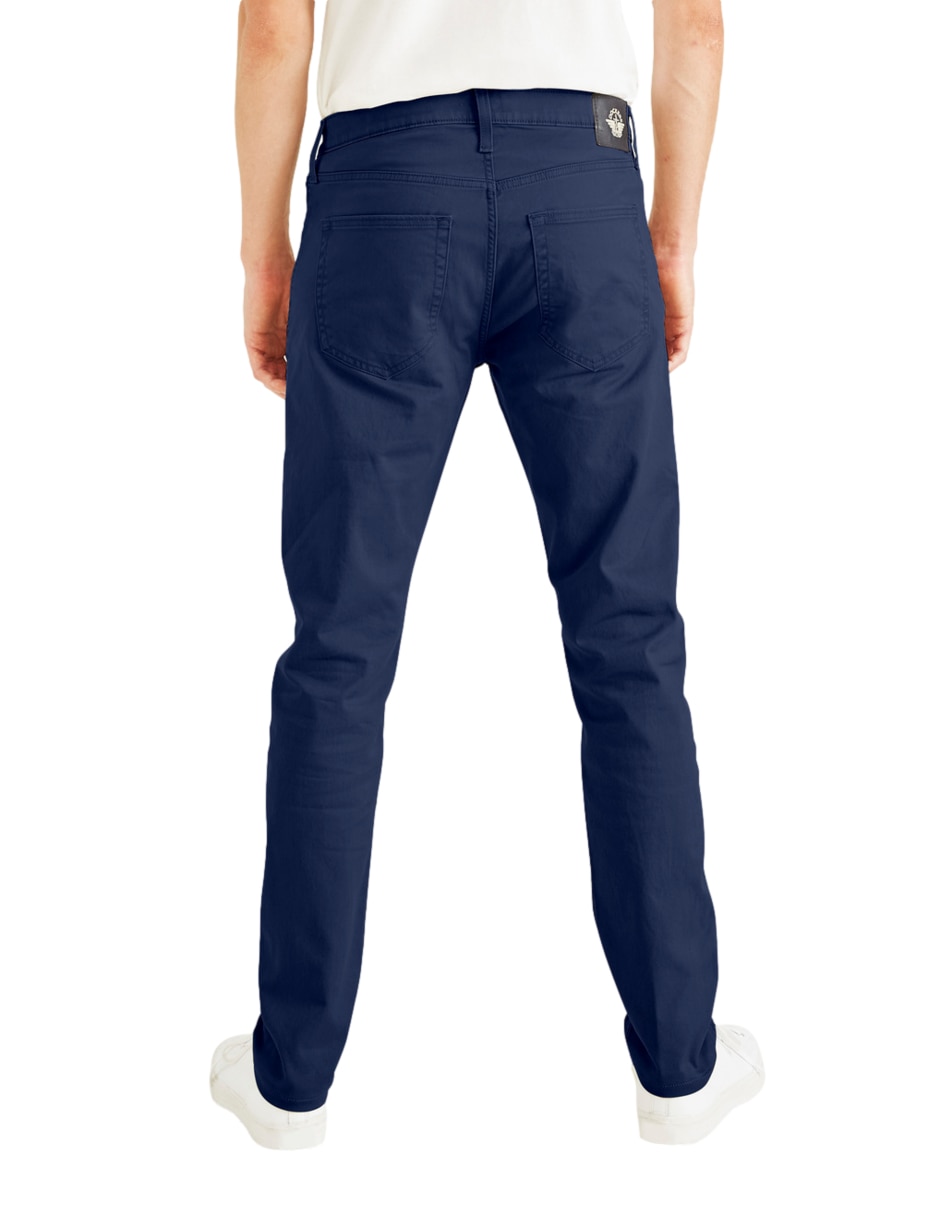Pantalón casual slim de algodón para hombre 2