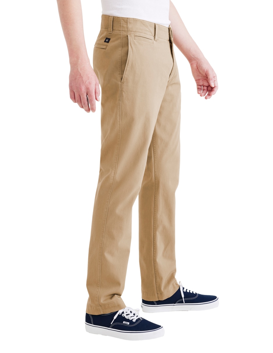 Pantalón casual slim de algodón para hombre 2