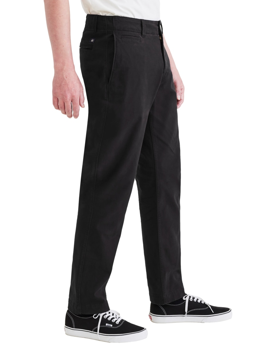Pantalón casual slim de algodón para hombre 2