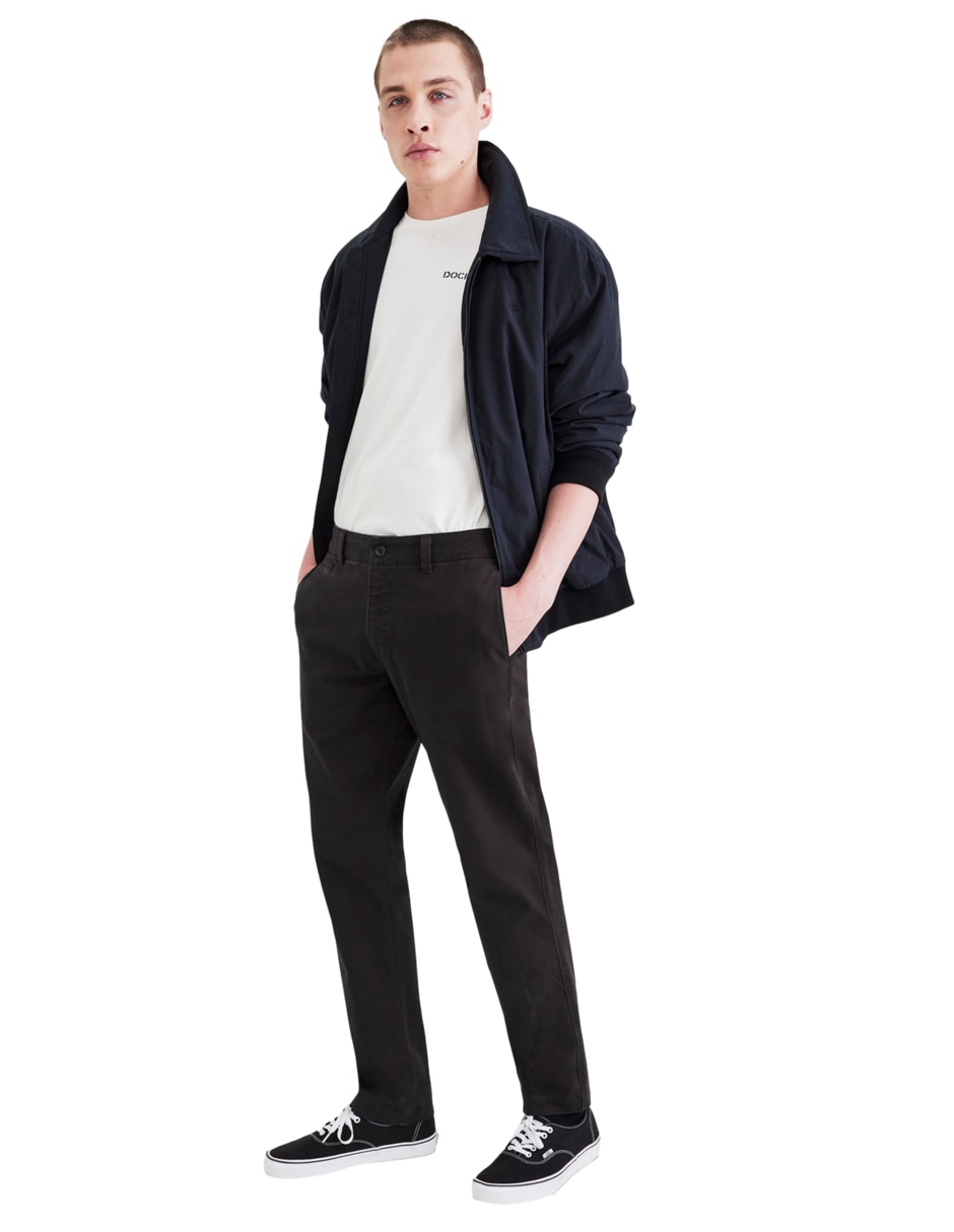Pantalón casual slim de algodón para hombre 4