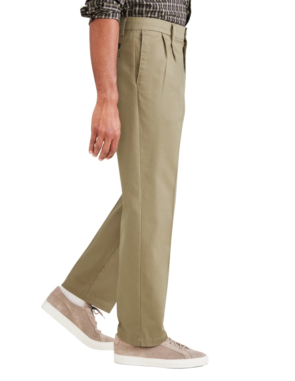Pantalón casual regular de algodón para hombre 2