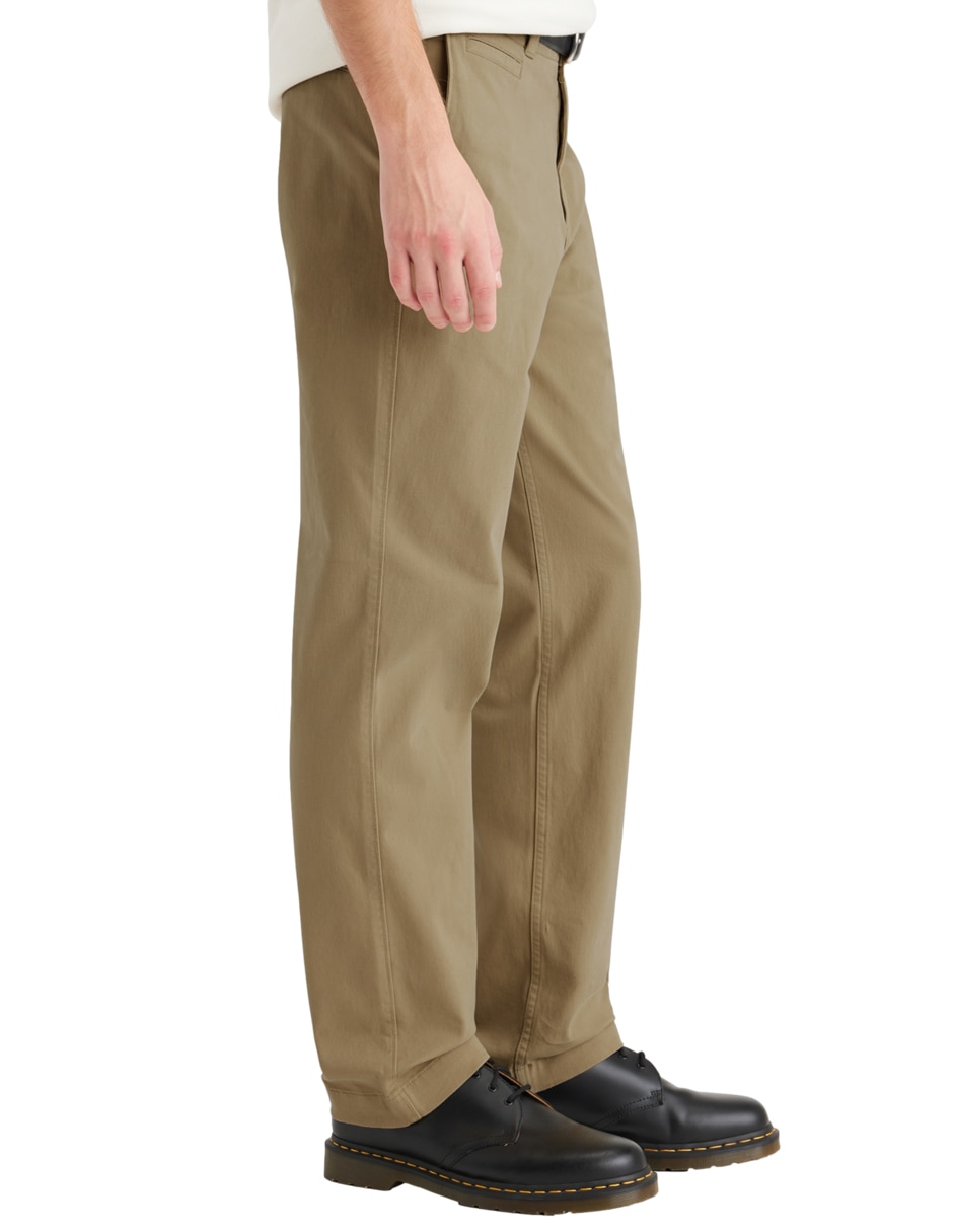Pantalón casual recto de algodón para hombre 3