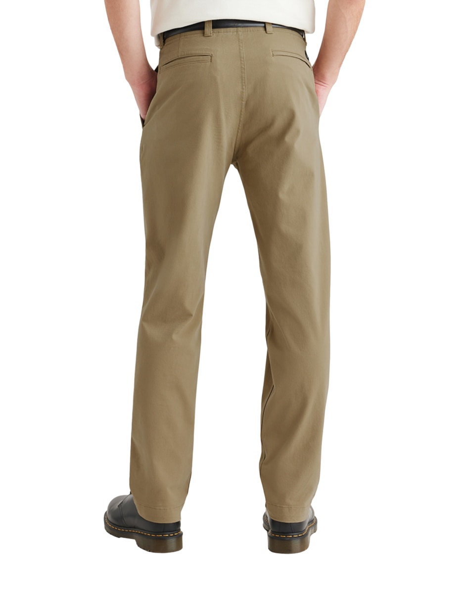 Pantalón casual recto de algodón para hombre 4