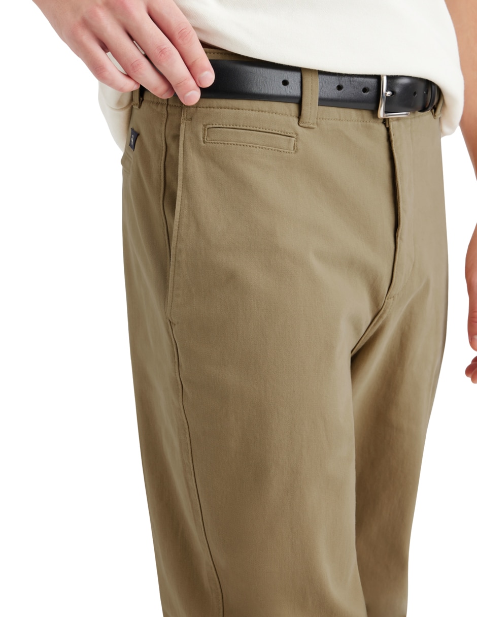 Pantalón casual recto de algodón para hombre 5