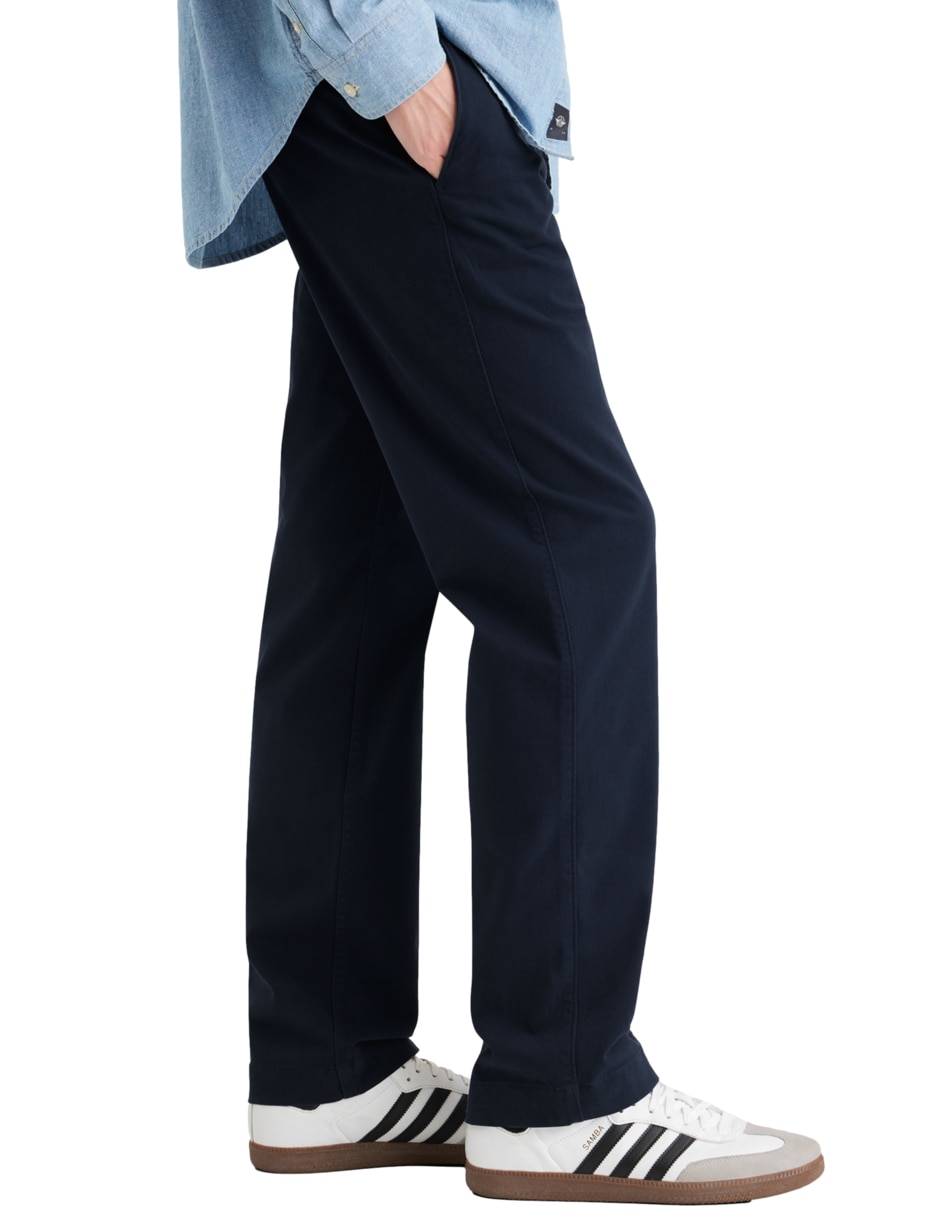 Pantalón casual recto de algodón para hombre 3