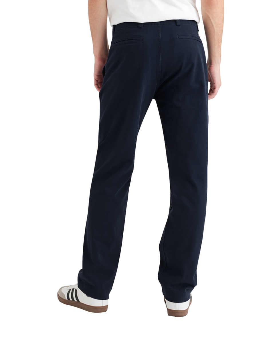 Pantalón casual recto de algodón para hombre 4