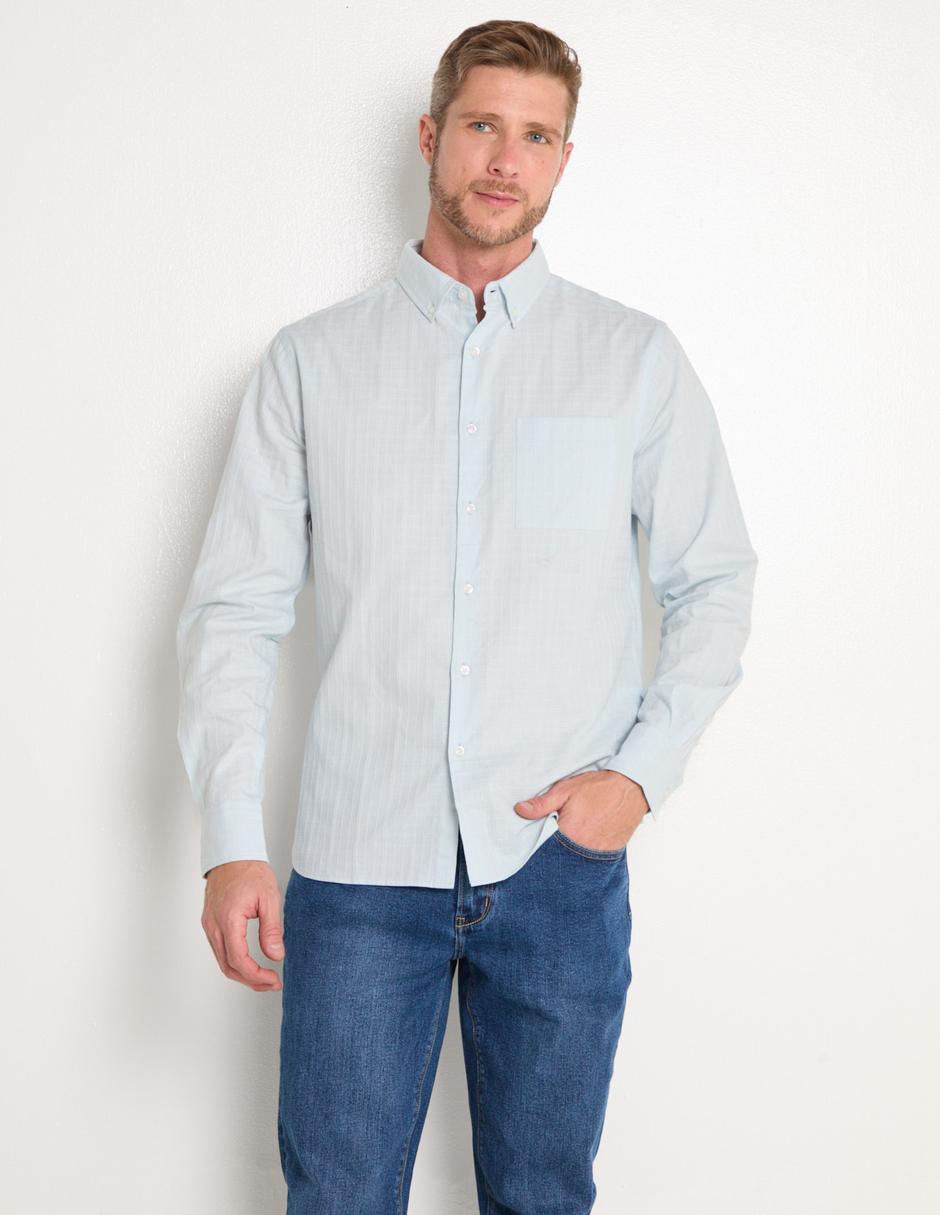 Camisa casual Regent Street de algodón manga larga para hombre Camisa casual Regent Street de algodón manga larga para hombre