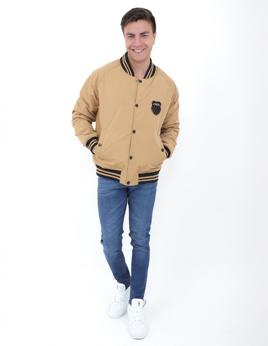 Chamarra casual K-Swiss cuello con cierre para hombre