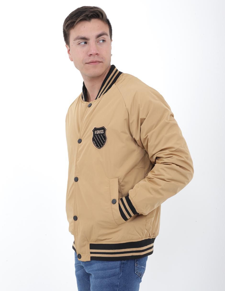 Chamarra casual K-Swiss cuello con cierre para hombre