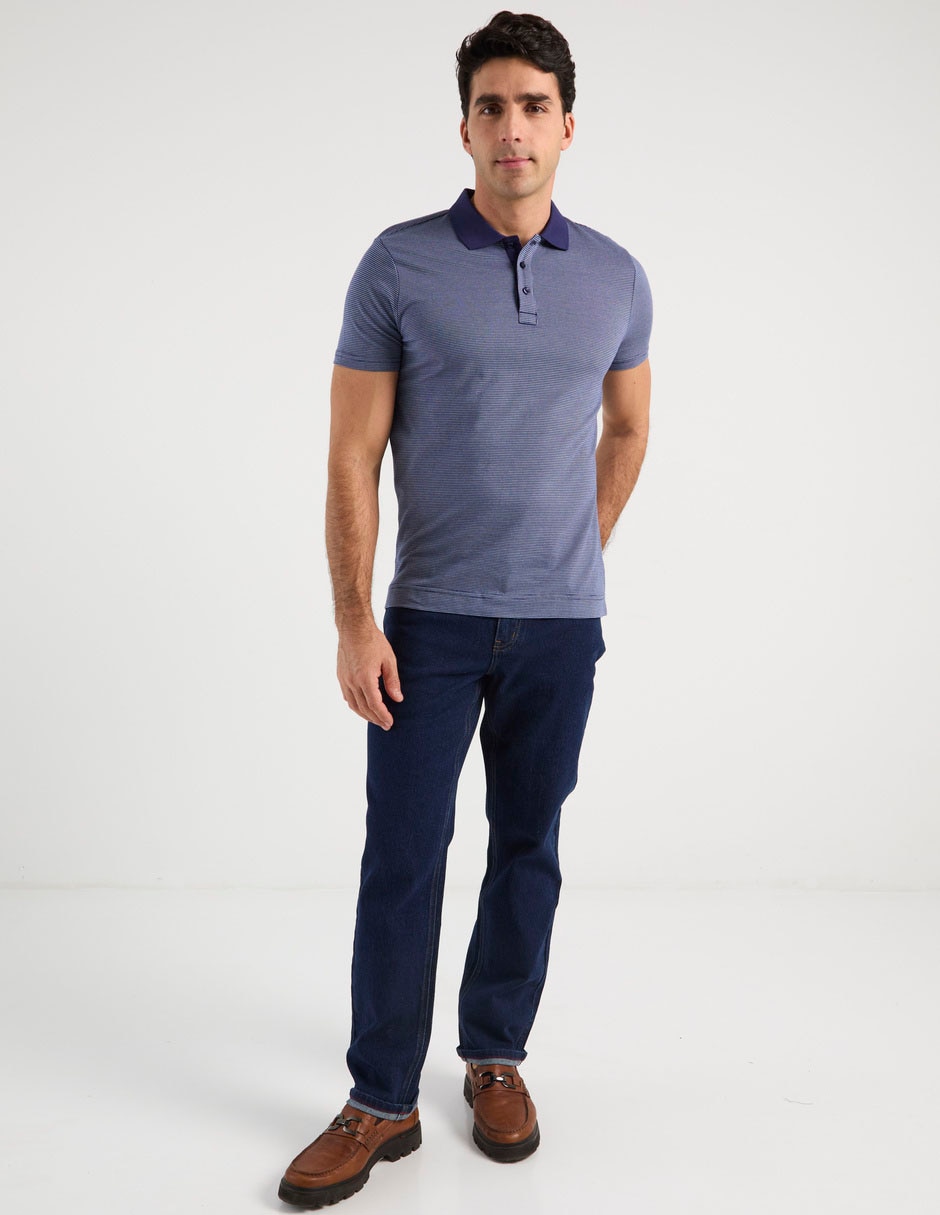 Playera tipo polo Jbe para hombre