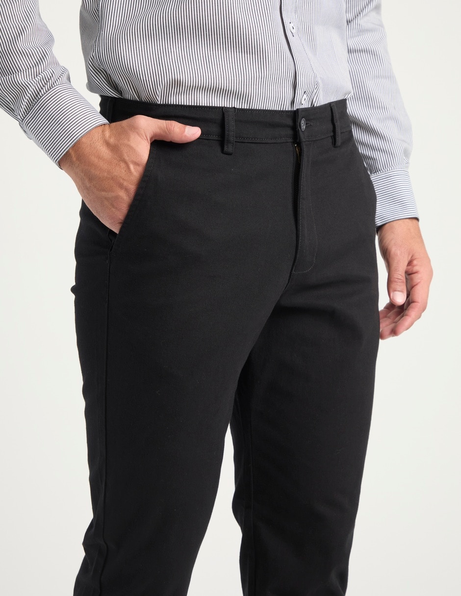 Pantalón chino slim Jbe de algodón para hombre