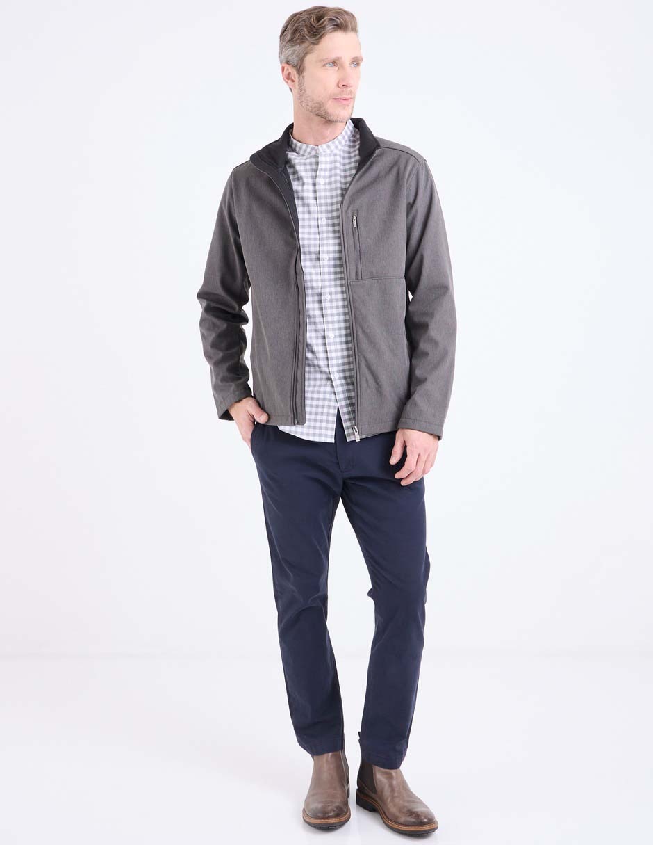 Camisa casual de algodón manga larga para hombre 3