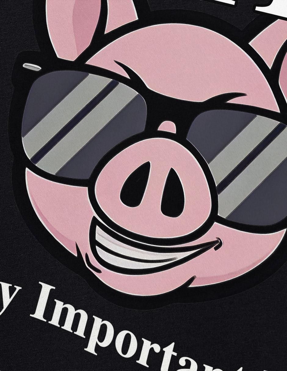 Playera Vip Pig cuello redondo para hombre 4