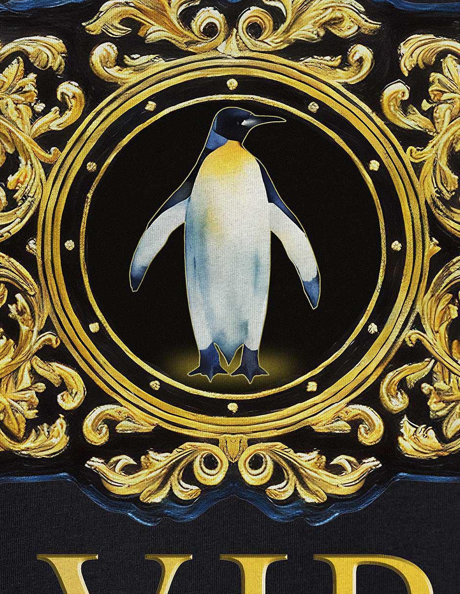 Playera Vip Penguin cuello redondo para hombre 4