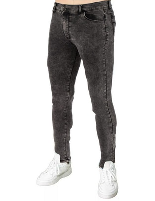 Jeans skinny Chb Chili Beans Clothing Co. Lenny deslavado para hombre