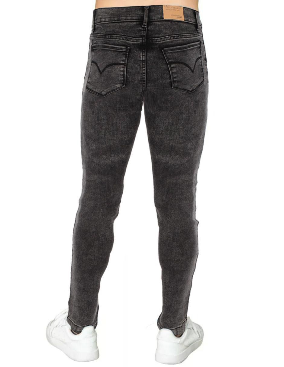 Jeans skinny Chb Chili Beans Clothing Co. Lenny deslavado para hombre