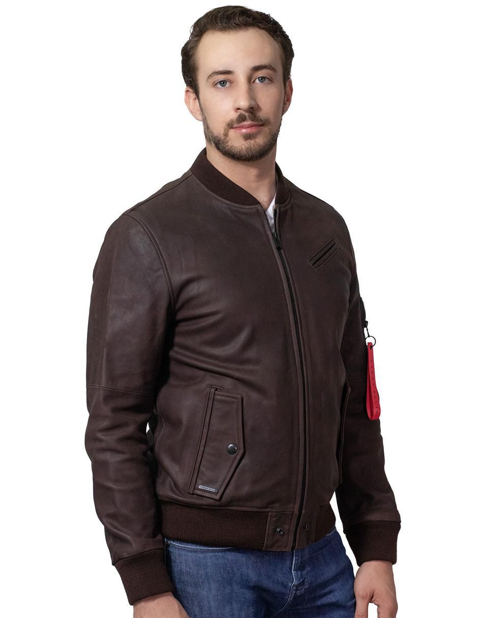 Chamarra bomber Perry Ellis con bolsillos para hombre