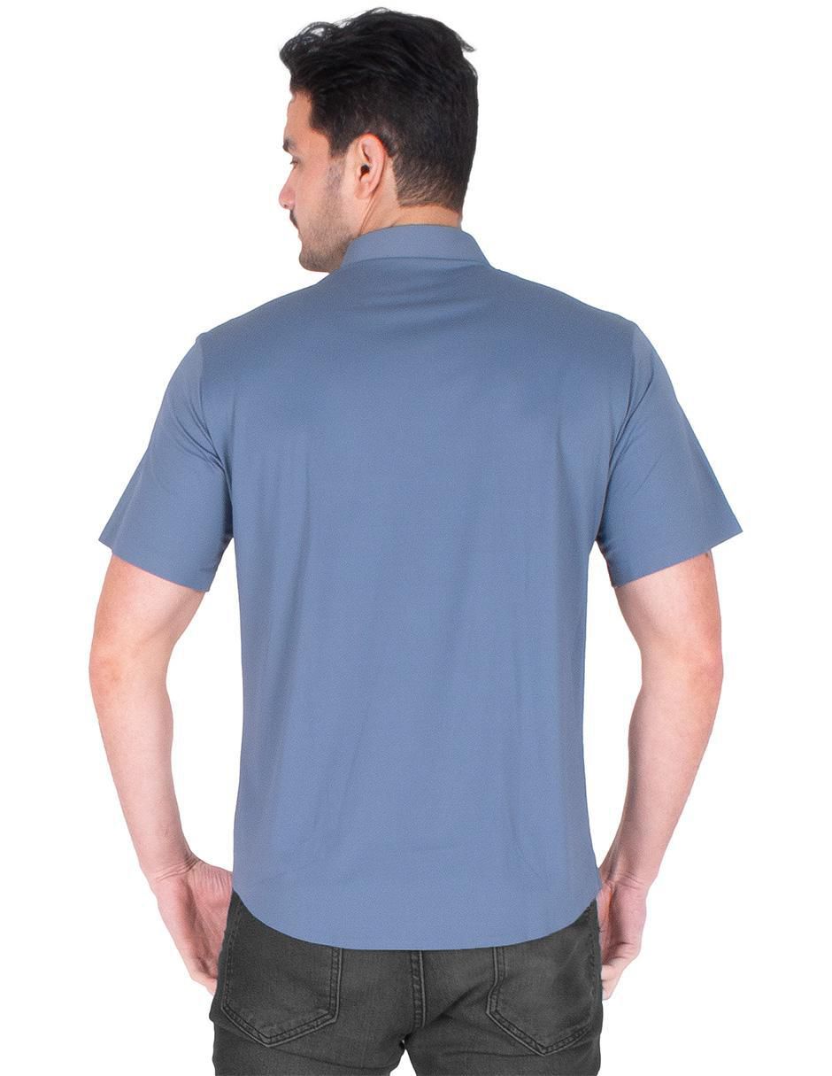 Camisa casual manga corta para hombre