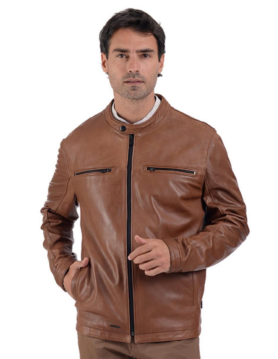 Chamarra casual Perry Ellis con bolsillos para hombre