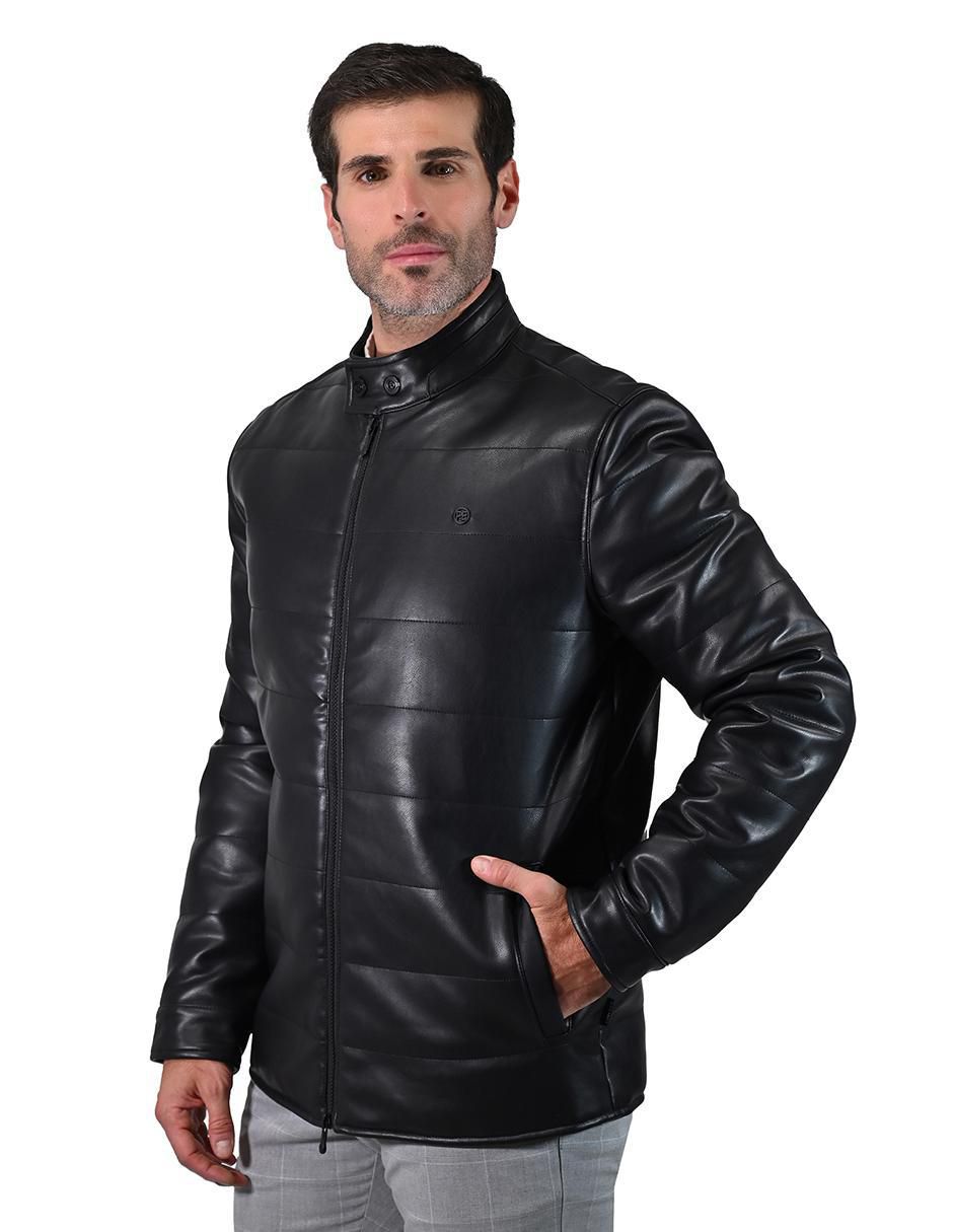Chamarra casual Perry Ellis con bolsillos para hombre