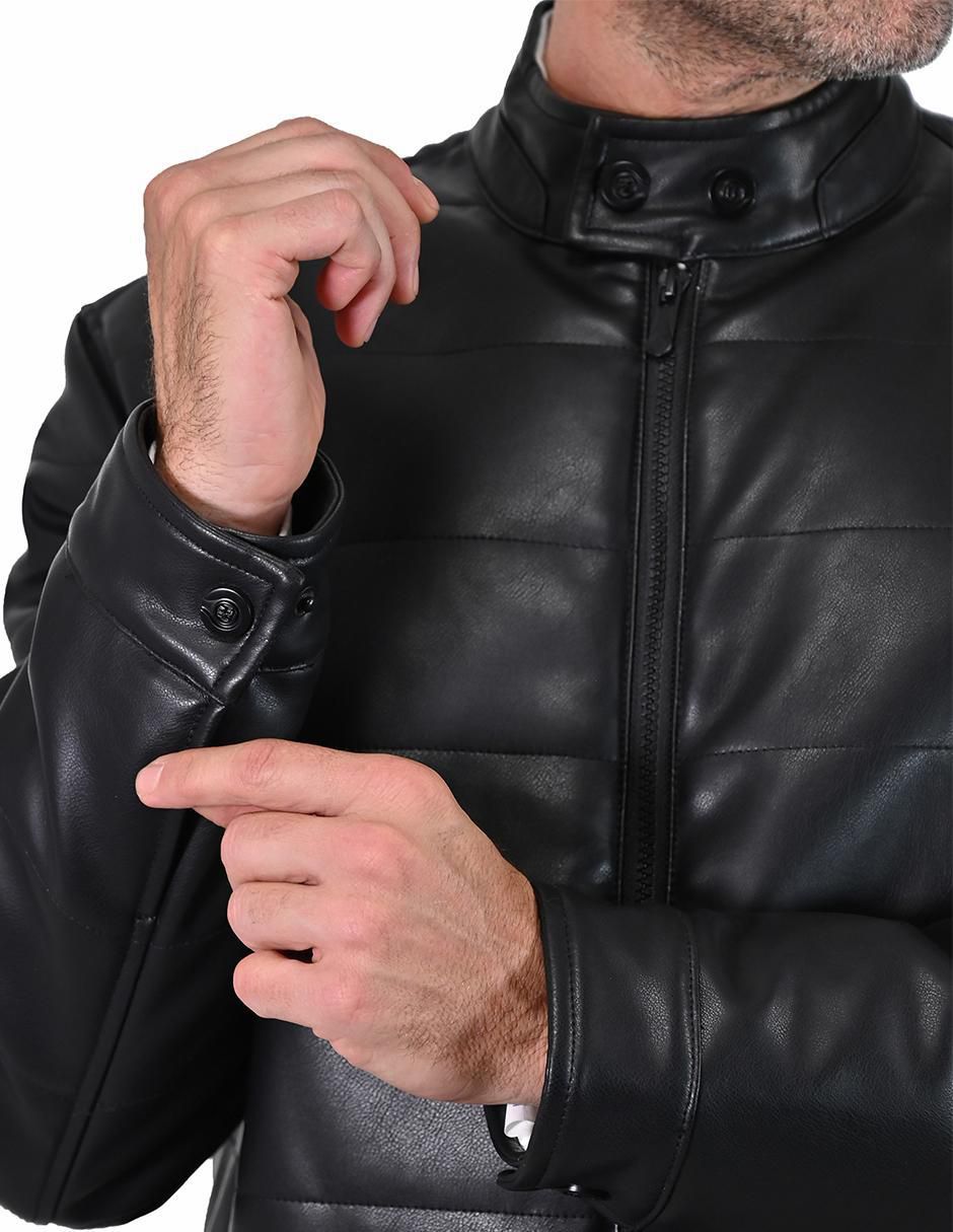 Chamarra casual Perry Ellis con bolsillos para hombre