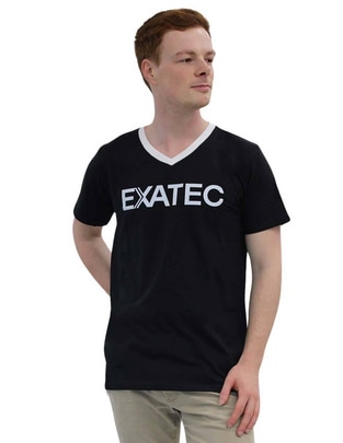 Playera Exatec cuello V para hombre 1