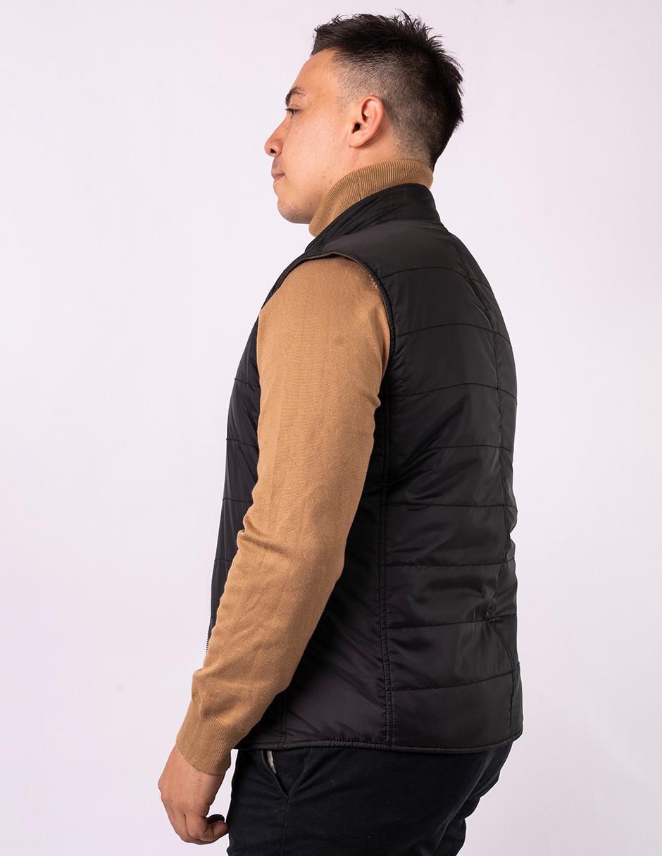 Chaleco piel reversible para hombre 5
