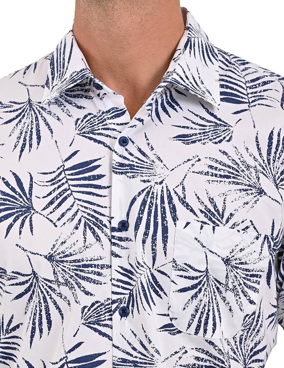 Camisa casual manga corta para hombre
