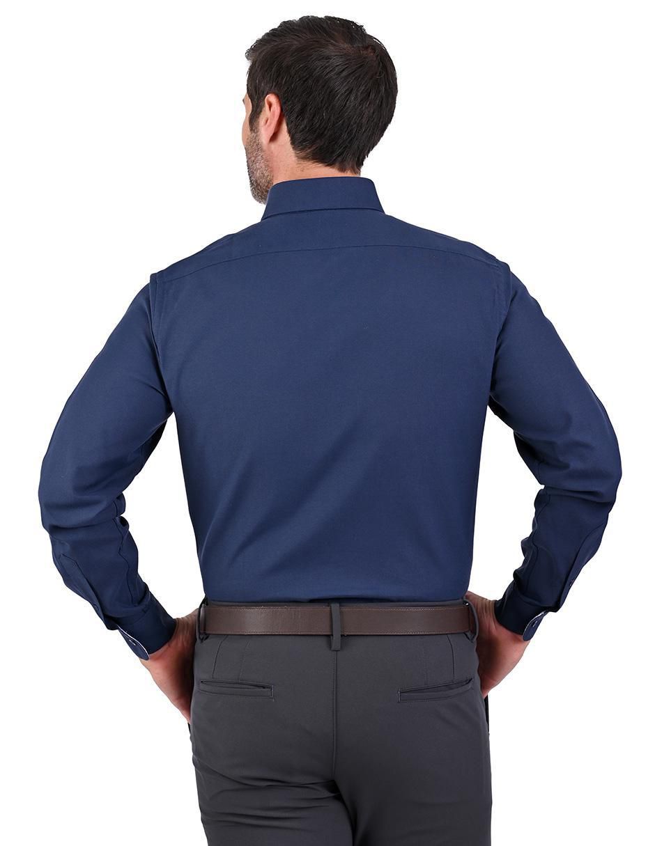 Camisa casual de algodón manga larga para hombre 3