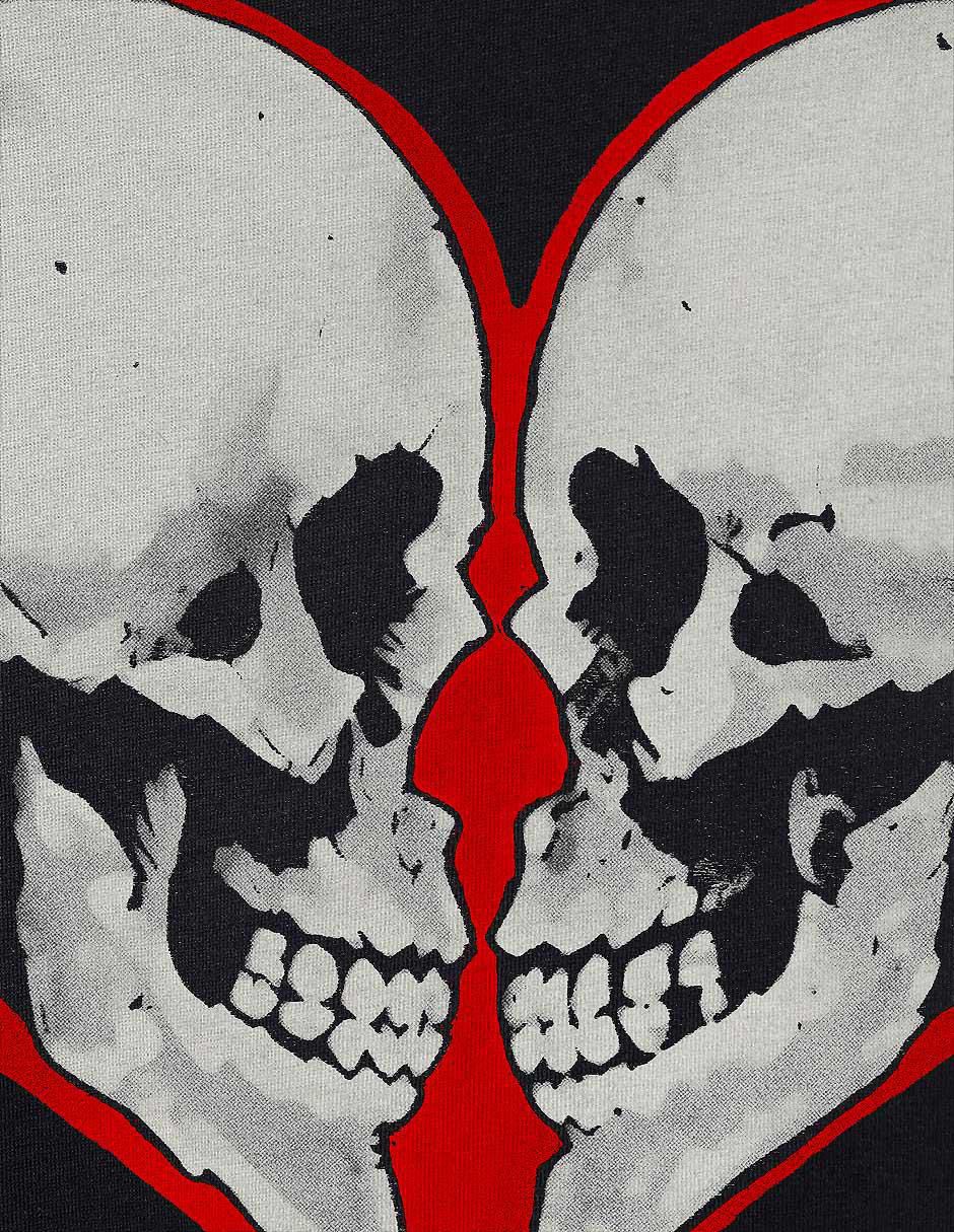 Playera Fnc Collezioni Skullove cuello redondo para hombre