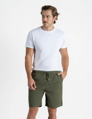 Bermuda de algodón para hombre