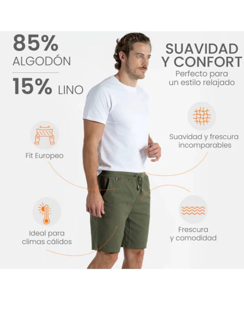 Bermuda de algodón para hombre 7