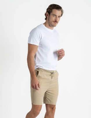 Bermuda de algodón para hombre