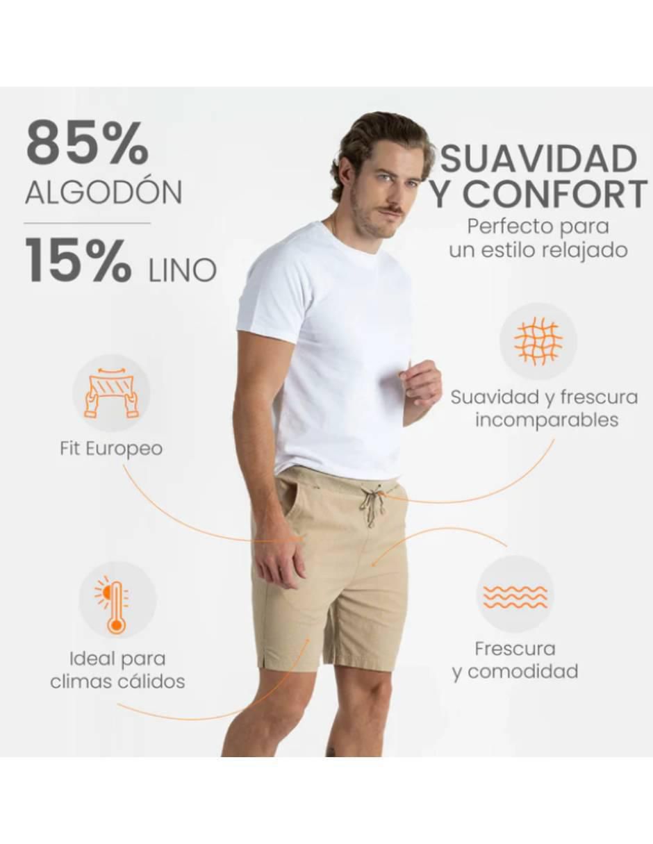 Bermuda de algodón para hombre 6