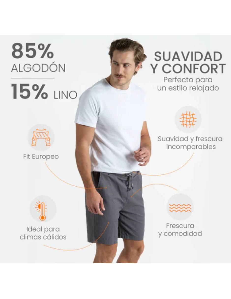 Bermuda de algodón para hombre 7