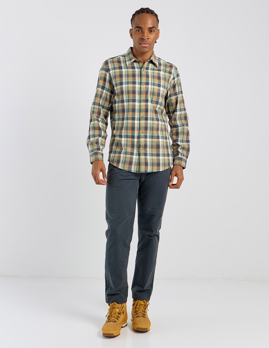 Pantalón business casual slim de algodón para hombre 3