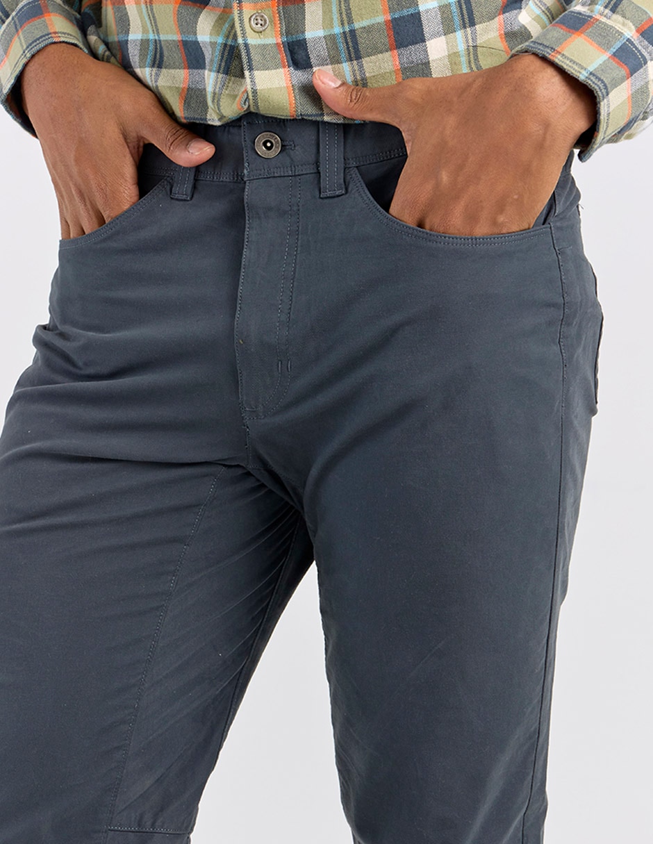 Pantalón business casual slim de algodón para hombre 2