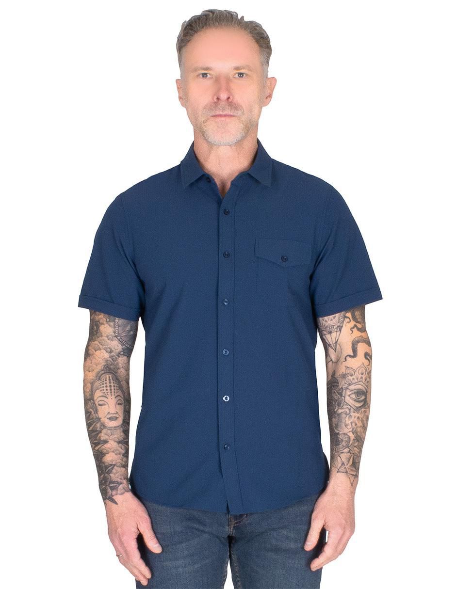 Camisa casual manga corta para hombre Camisa casual manga corta para hombre
