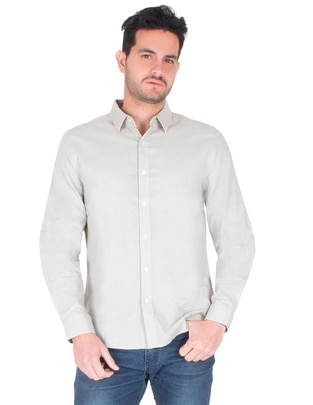 Camisa casual manga larga para hombre Camisa casual manga larga para hombre