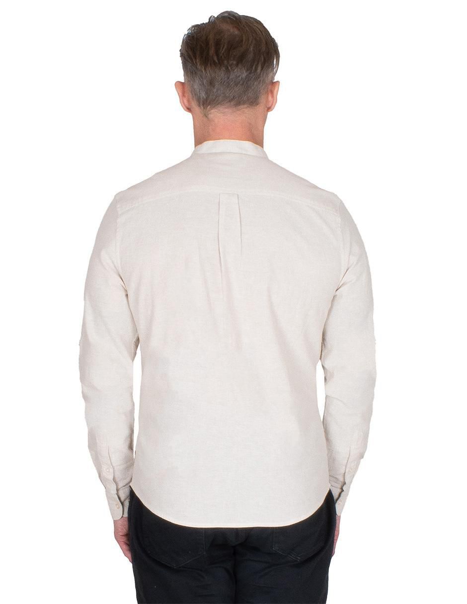 Camisa casual manga larga para hombre
