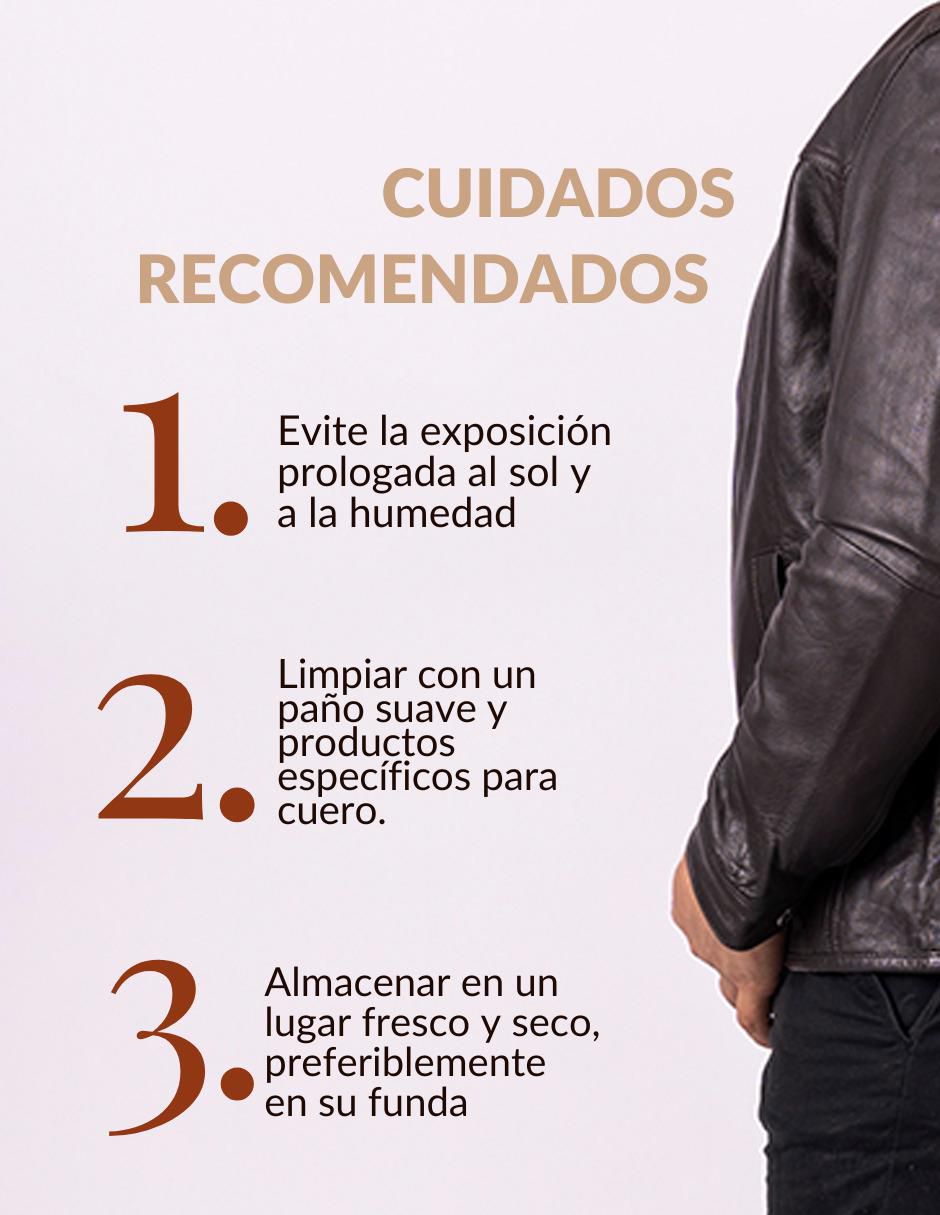 Chamarra casual impermeable de piel para hombre 4