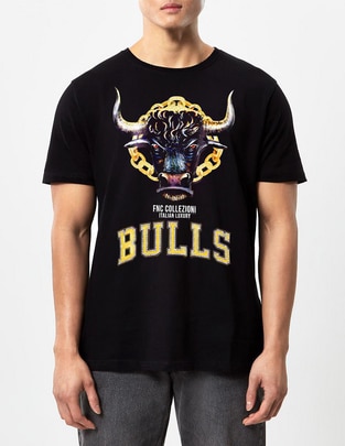 Playera Toro Bulls cuello redondo para hombre