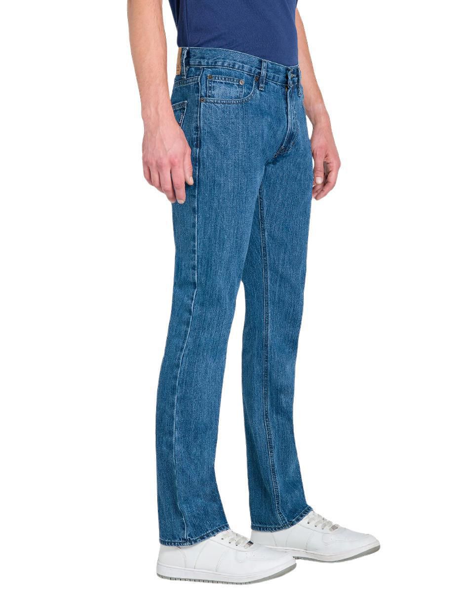Jeans slim Oggi Jeans Vaxter lavado bleach para hombre